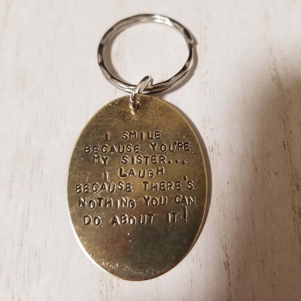 Sister keychain